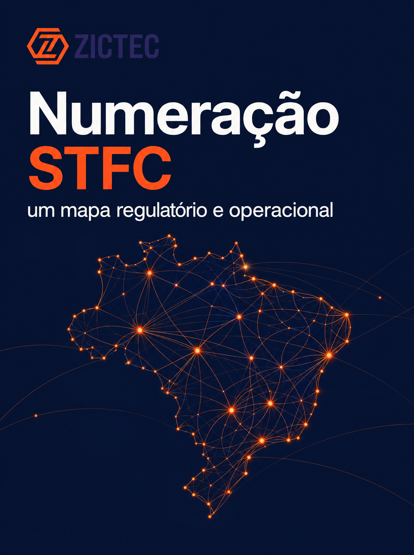 Arte ZICTEC sobre numeração STFC, Áreas Locais e DDD